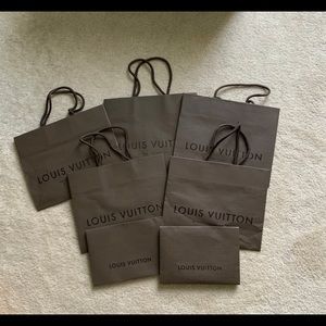 LOUIS VUITTON Paper Bags and Pouches